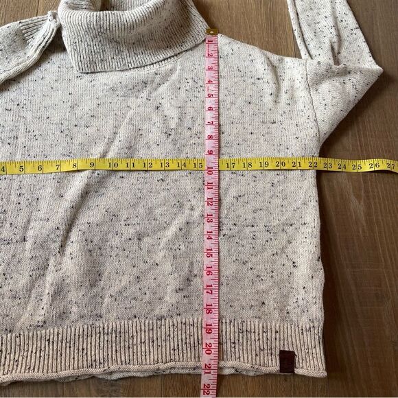 Vintage Levitate Fisherman Turtle Cowl Neck Women's Sweater Wool Blend (Size S) - Picture 9 of 12